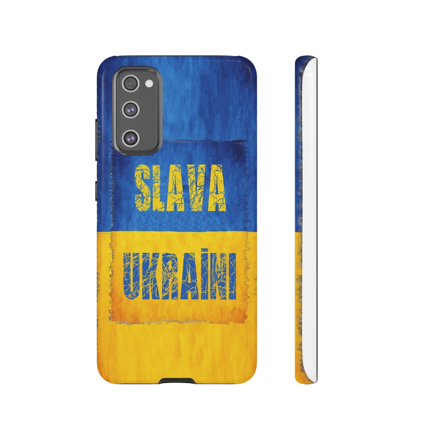 "SLAVA UKRAĪNI" FLAG - Tough Cases