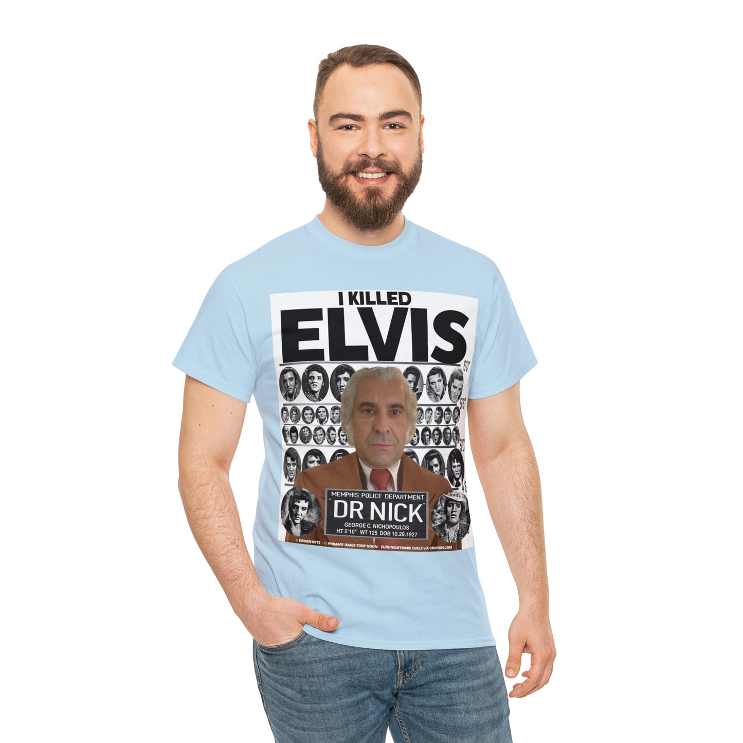 I KI**** ELVIS - Unisex Heavy Cotton Tee - USA