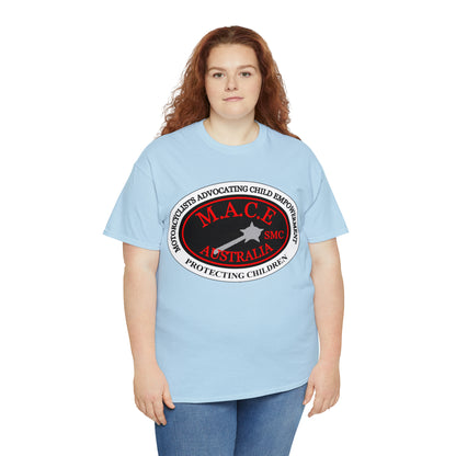 M.A.C.E. Plain Emblem - Unisex Heavy Cotton Tee