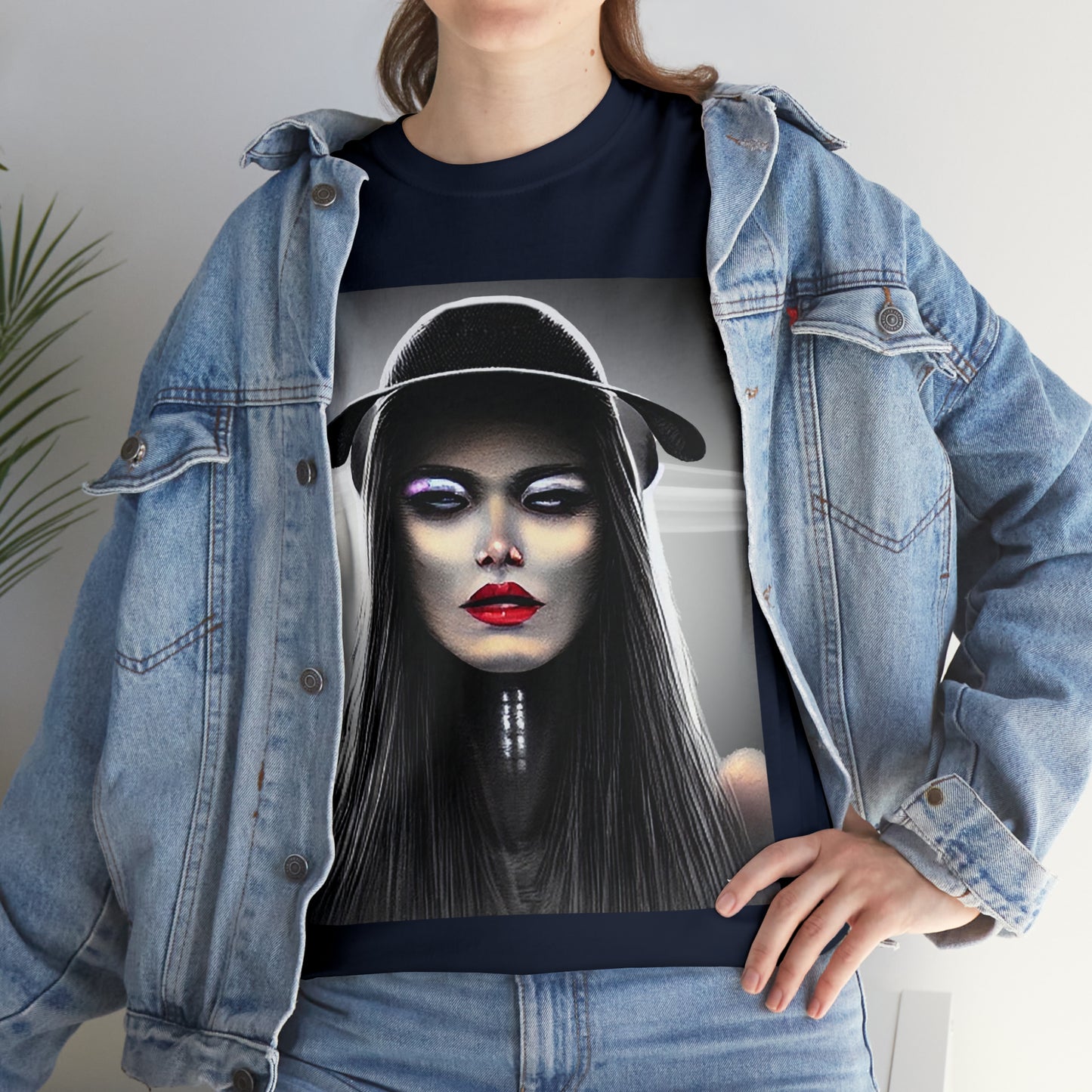 CYBERPUNK WITCH - Airt on a Shirt  - Unisex Heavy Cotton Tee - AUS