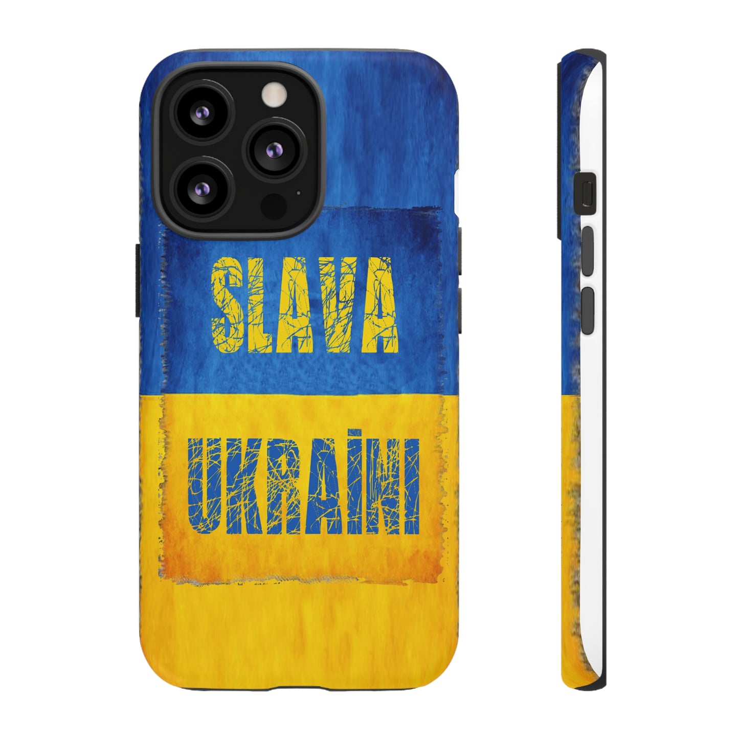 "SLAVA UKRAĪNI" FLAG - Tough Cases