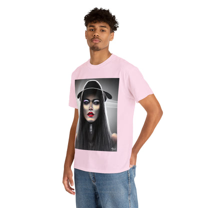 CYBERPUNK WITCH - Airt on a Shirt  - Unisex Heavy Cotton Tee - AUS