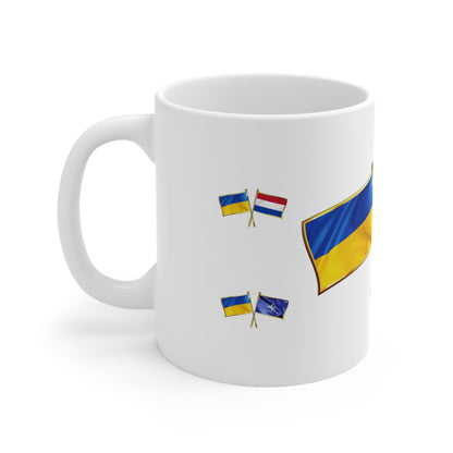 Ukrainian-Dutch NATO Supporter Mug