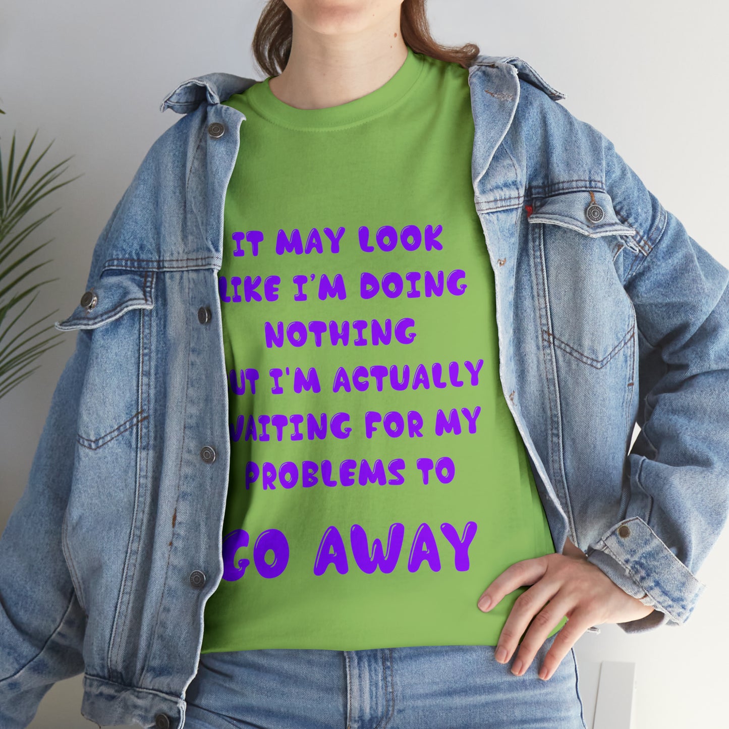 It May Look Like I'm Doing Nothing...  - Unisex Heavy Cotton Tee - AUS