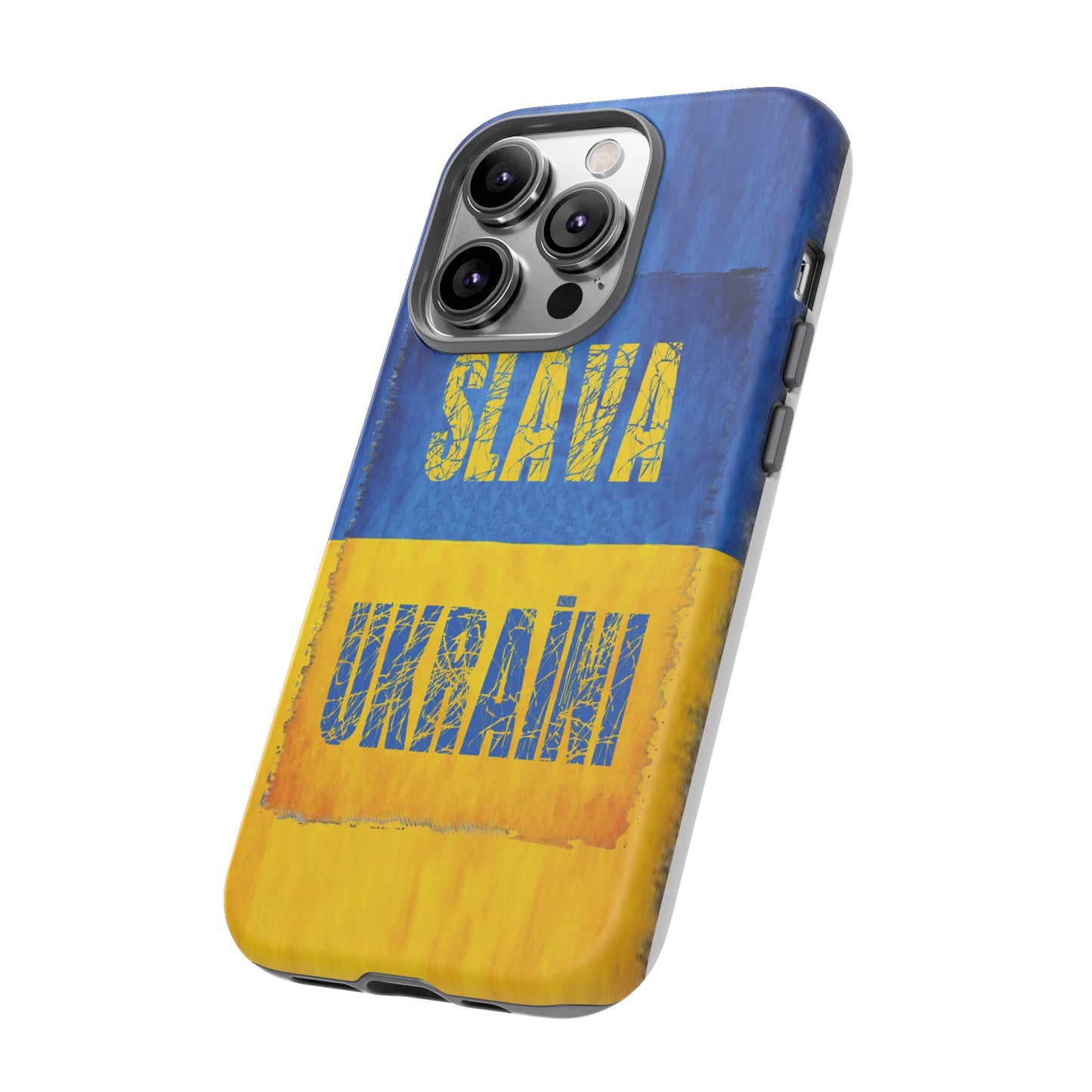 "SLAVA UKRAĪNI" FLAG - Tough Cases