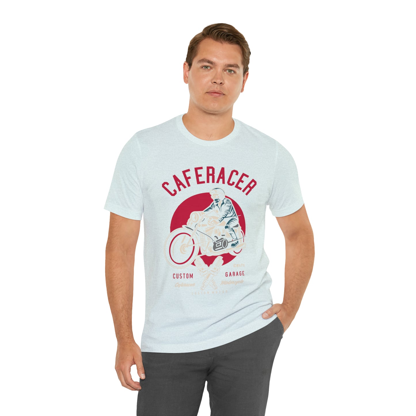 CAFE RACER Custom Garage - Unisex Jersey Short Sleeve Tee