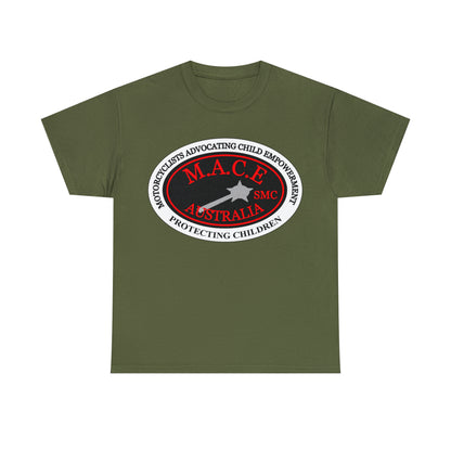 M.A.C.E. Plain Emblem - Unisex Heavy Cotton Tee