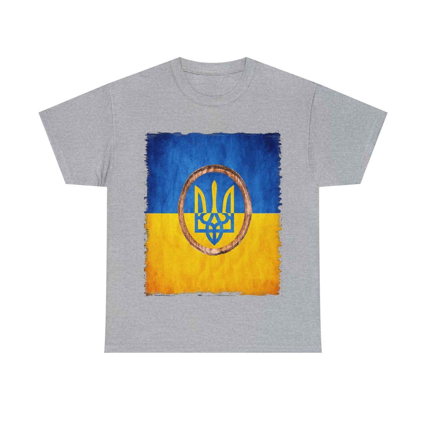 UKRAINIAN TRIDENT - Unisex Heavy Cotton Tee