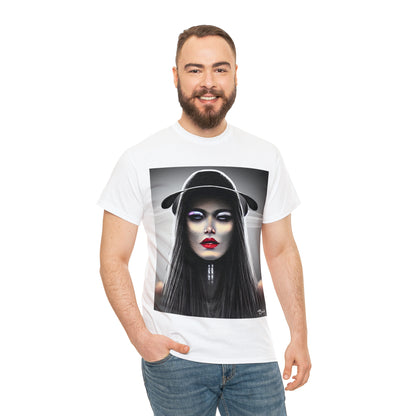 CYBERPUNK WITCH - Airt on a Shirt  - Unisex Heavy Cotton Tee - AUS