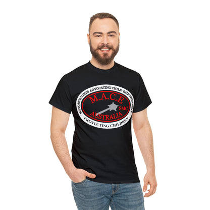 M.A.C.E. Plain Emblem - Unisex Heavy Cotton Tee