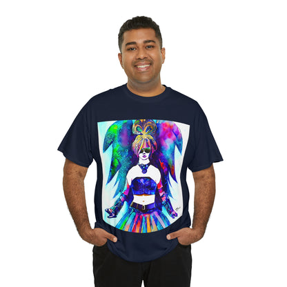 CYBER GIRL - Airt on a Shirt  - Unisex Heavy Cotton Tee - AUS