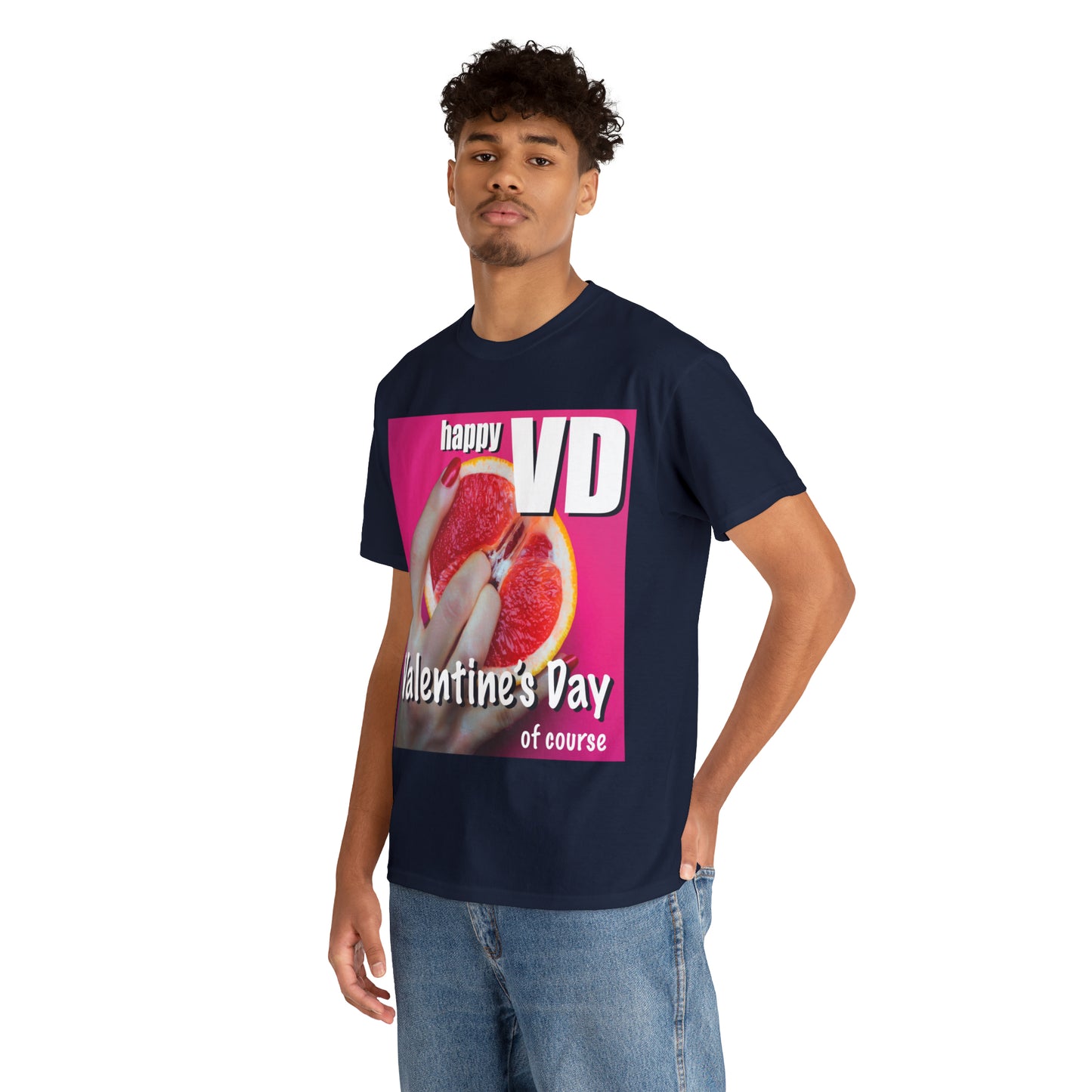 Happy VD - Unisex Cotton Tee