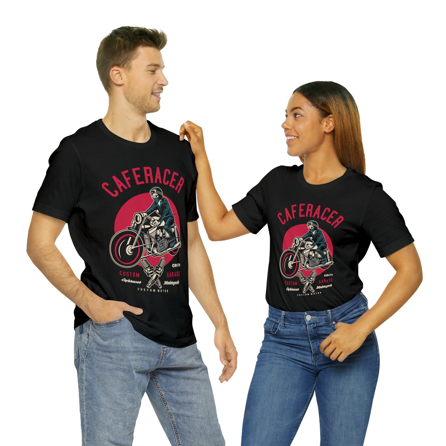 CAFE RACER Custom Garage - Unisex Jersey Short Sleeve Tee