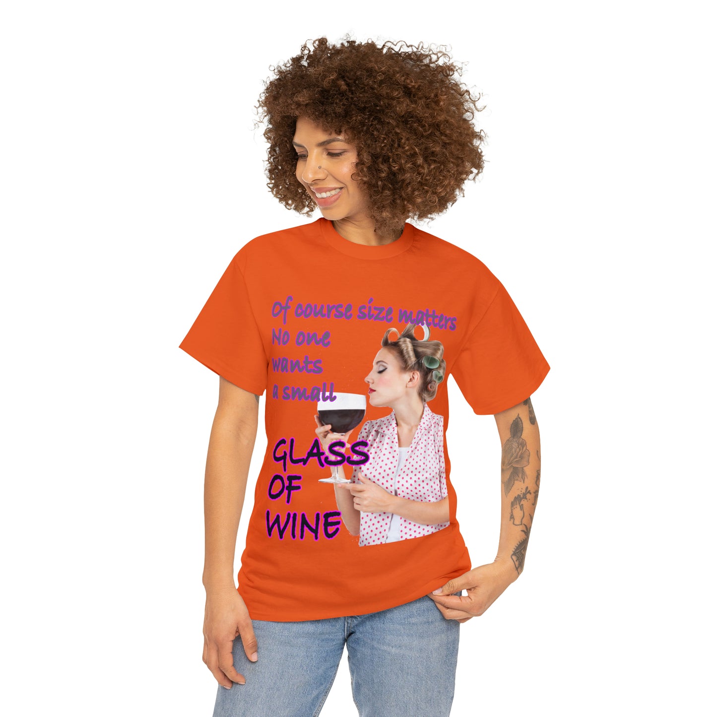 OF COURSE SIZE MATTERS  - Funny Unisex Heavy Cotton Tee - AUS