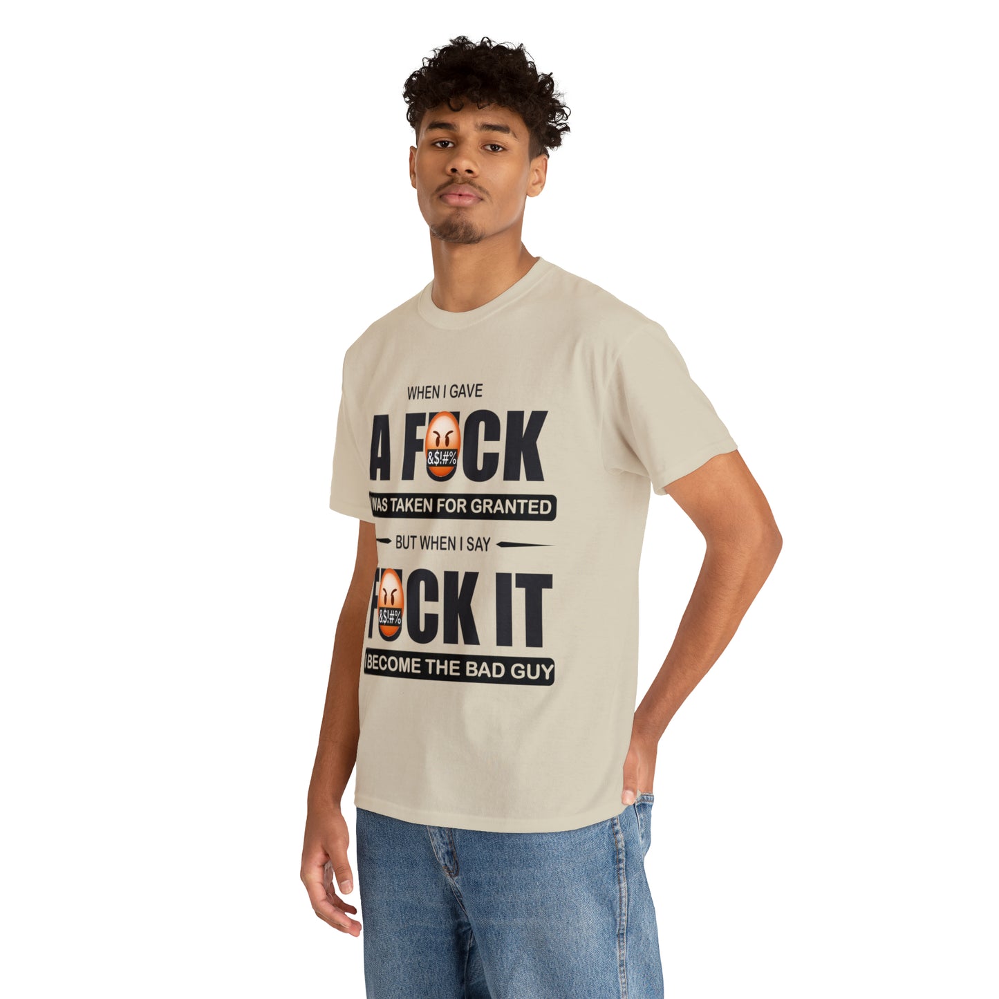 WHEN I GAVE A F***" - Funny Unisex Heavy Cotton Tee - USA