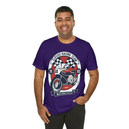 CLASSIC MOTORCYCLE RACING TEAM - Unisex Jersey Short Sleeve Tee