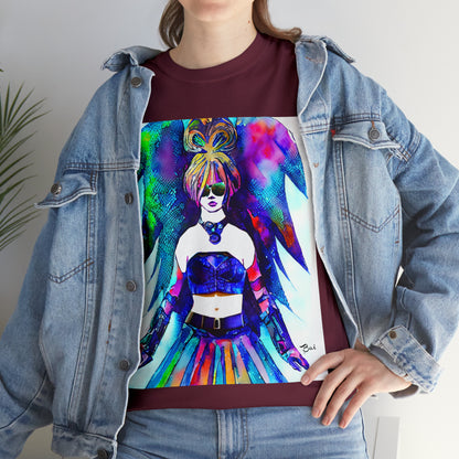 CYBER GIRL - Airt on a Shirt  - Unisex Heavy Cotton Tee - AUS