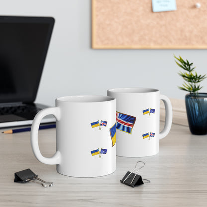 Ukrainian-Icelandic NATO Supporter Mug