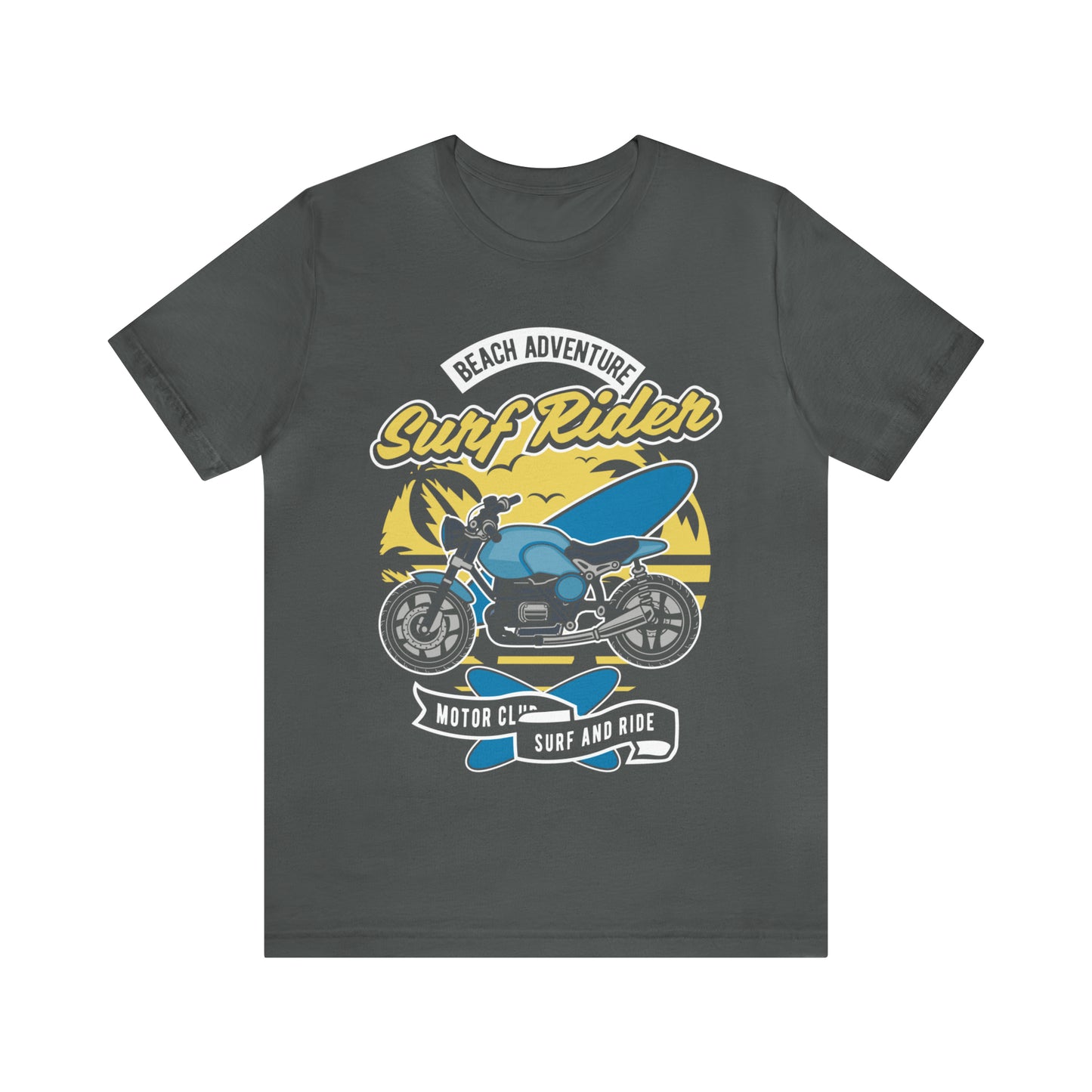 SURF RIDER - Printed in the USA - Unisex Jersey Short Sleeve Tee