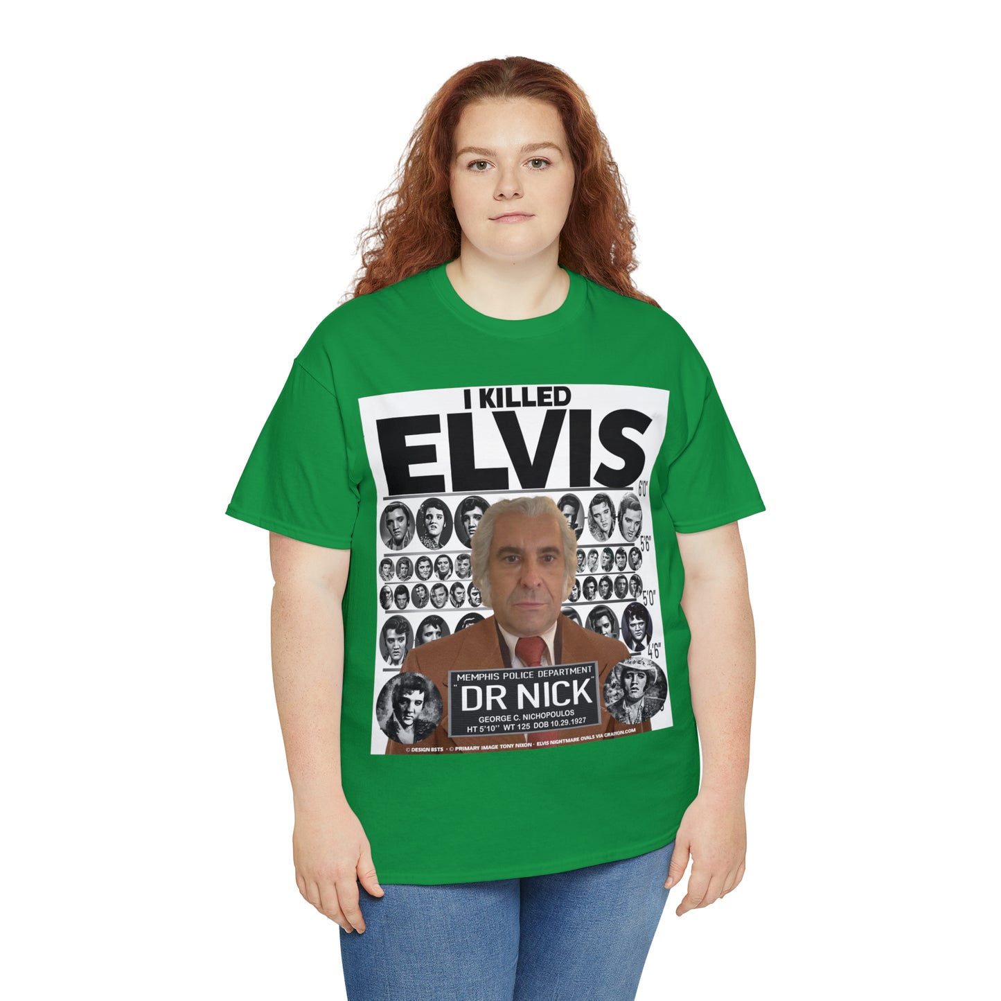 I KI**** ELVIS - Unisex Heavy Cotton Tee - USA