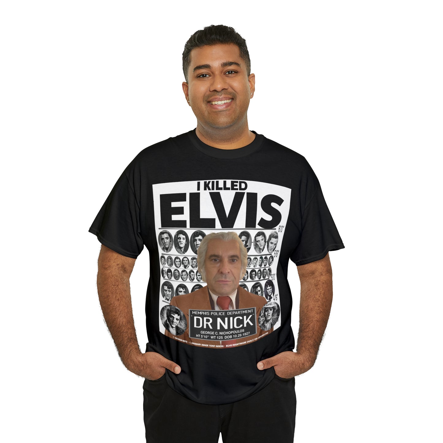 I KI**** ELVIS - Unisex Heavy Cotton Tee - USA