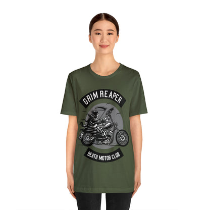 GRIM REAPER Death Motor Club - Unisex Jersey Short Sleeve Tee