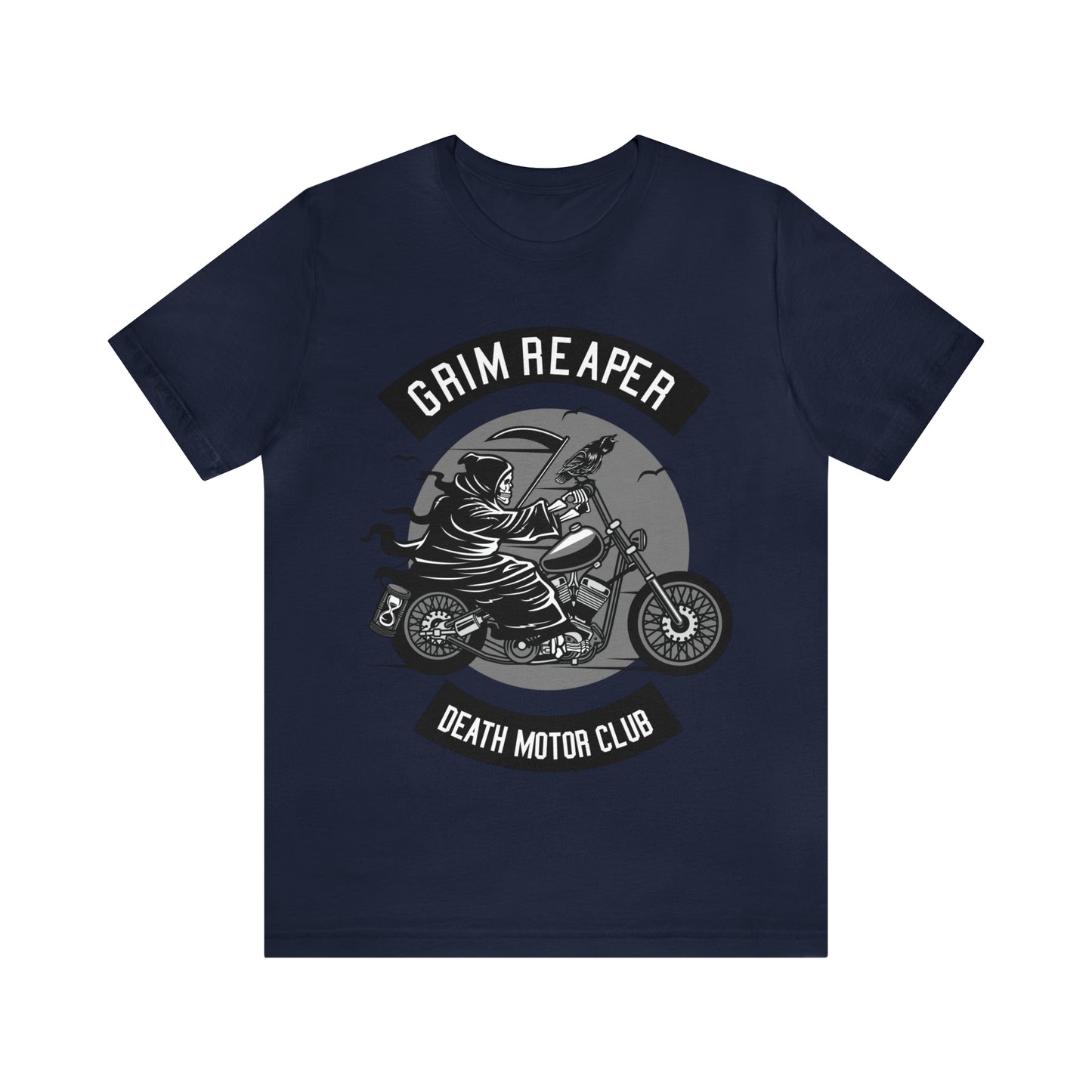 GRIM REAPER Death Motor Club - Unisex Jersey Short Sleeve Tee