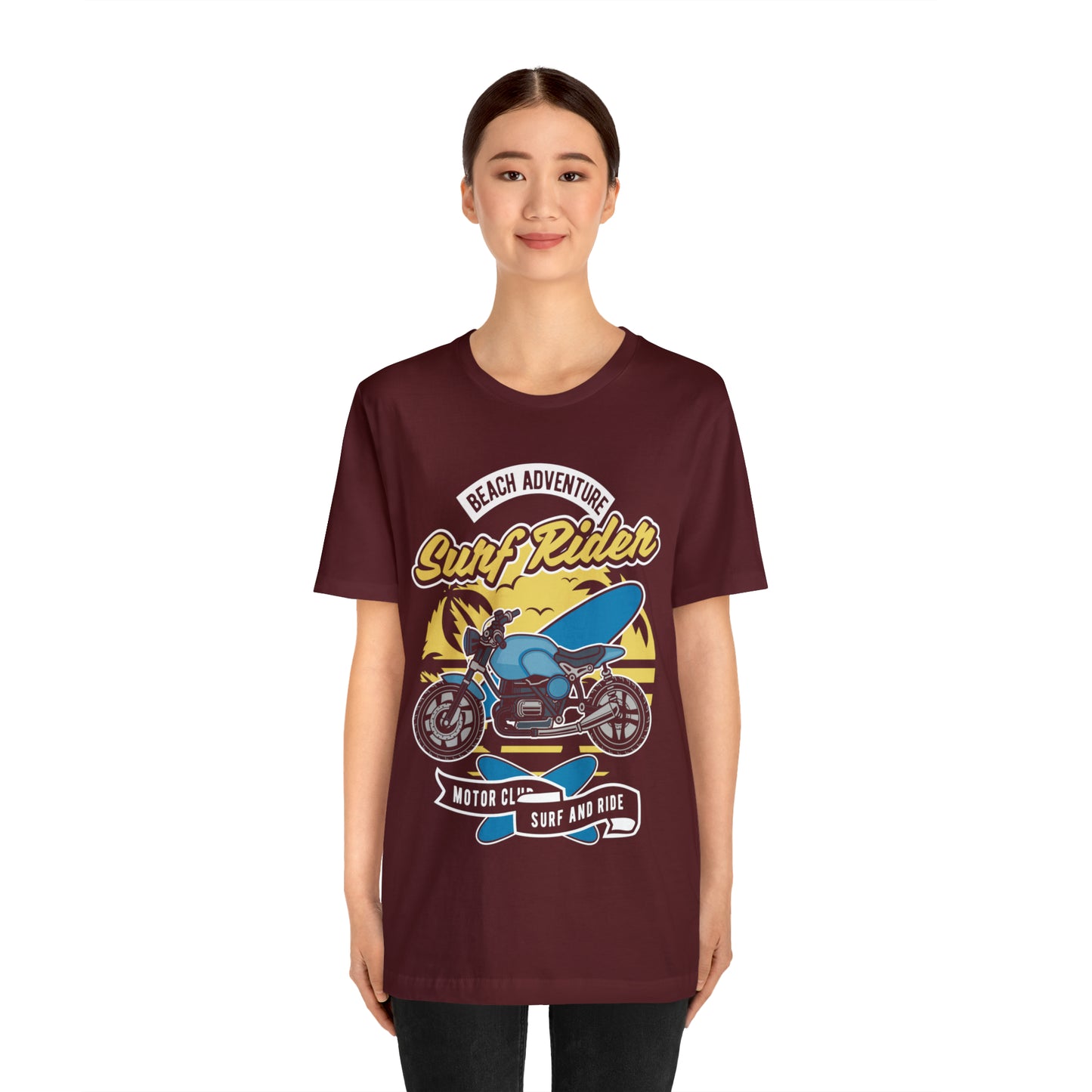 SURF RIDER - Printed in the USA - Unisex Jersey Short Sleeve Tee