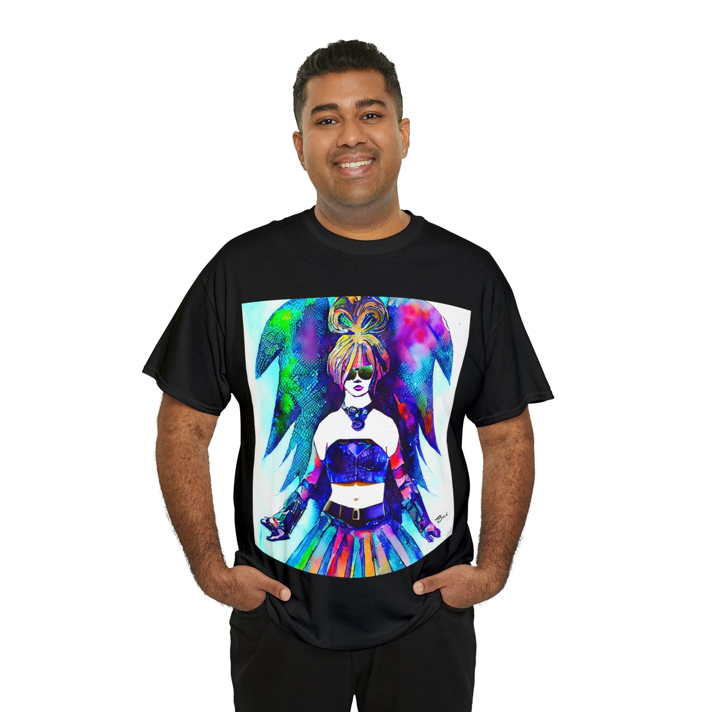 CYBER GIRL - Airt on a Shirt  - Unisex Heavy Cotton Tee - AUS