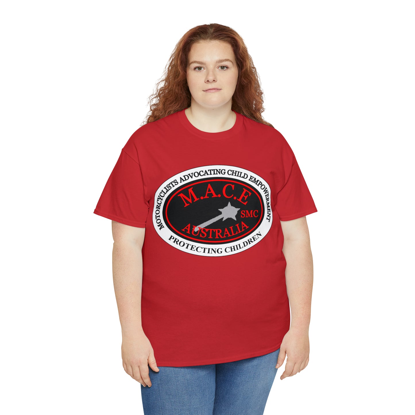 M.A.C.E. Plain Emblem - Unisex Heavy Cotton Tee