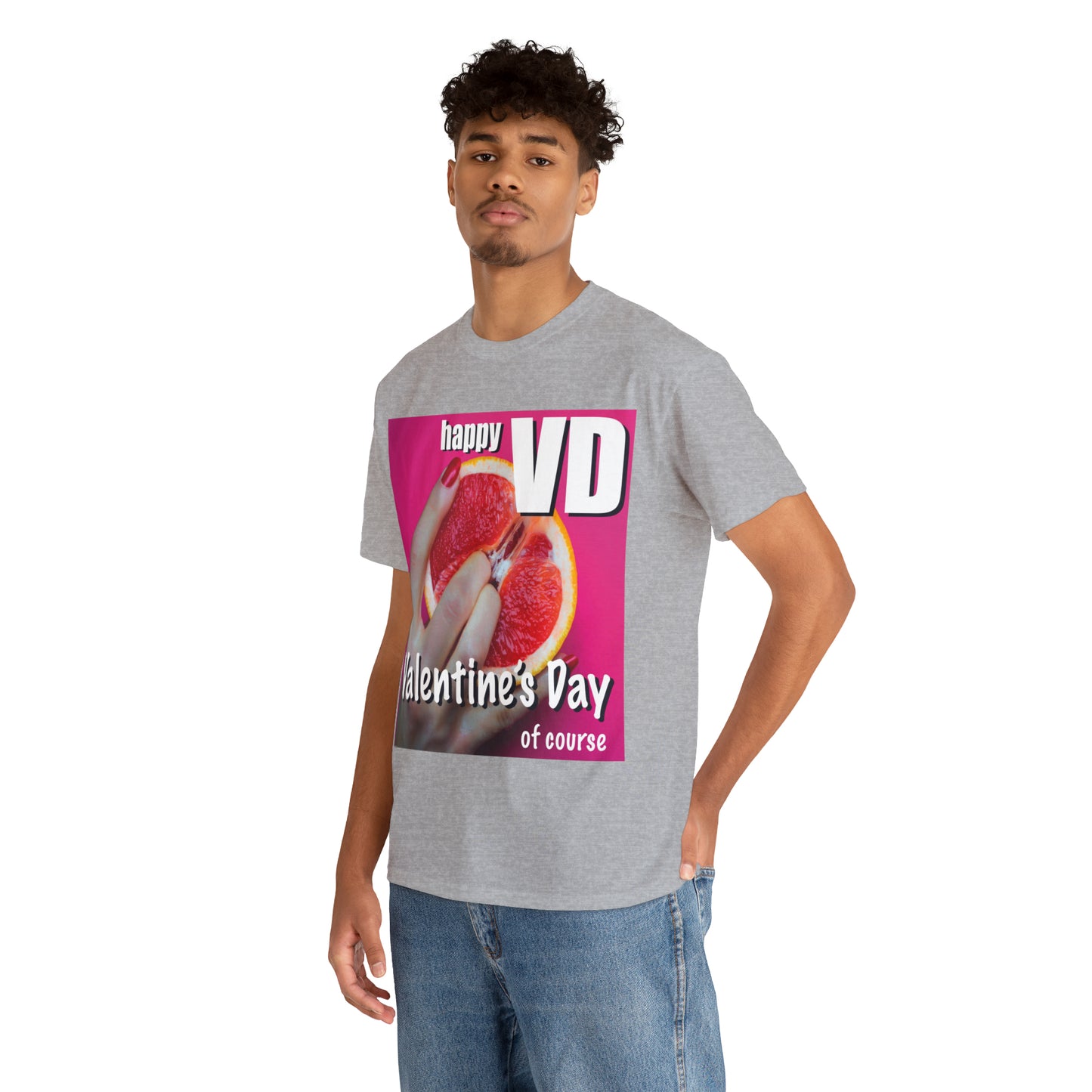 Happy VD - Unisex Cotton Tee