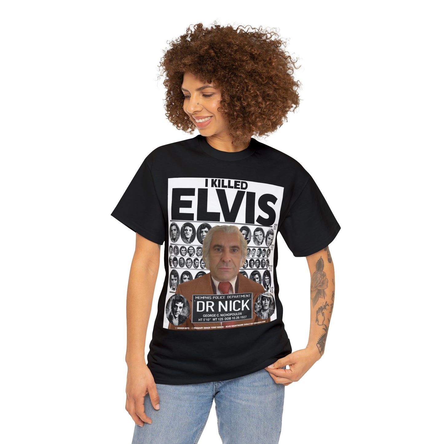 I KI**** ELVIS - Unisex Heavy Cotton Tee - USA