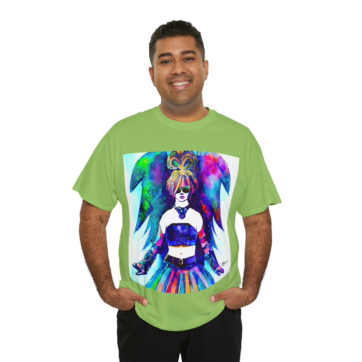 CYBER GIRL - Airt on a Shirt  - Unisex Heavy Cotton Tee - AUS