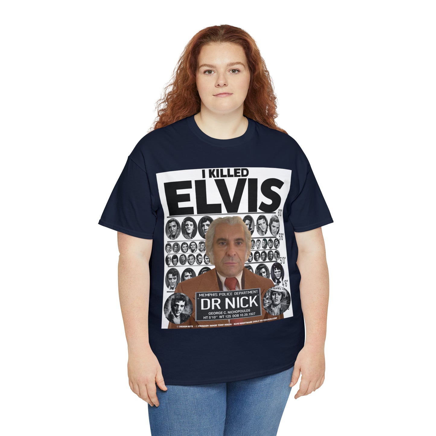 I KI**** ELVIS - Unisex Heavy Cotton Tee - USA