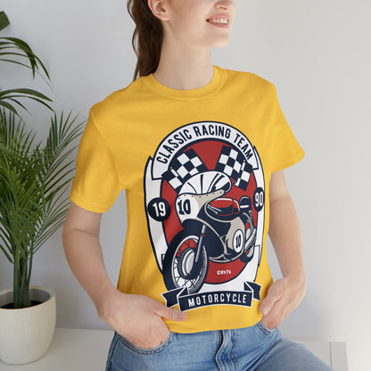 CLASSIC MOTORCYCLE RACING TEAM - Unisex Jersey Short Sleeve Tee