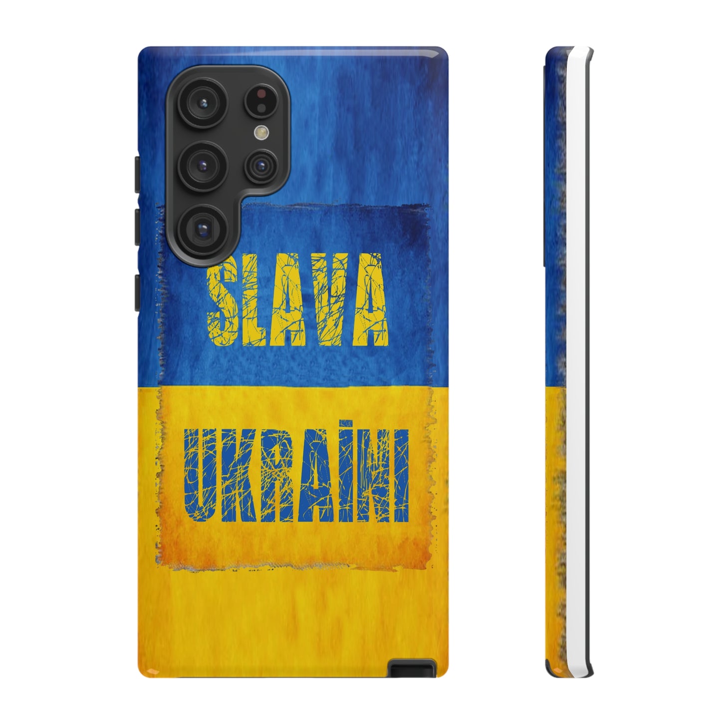 "SLAVA UKRAĪNI" FLAG - Tough Cases