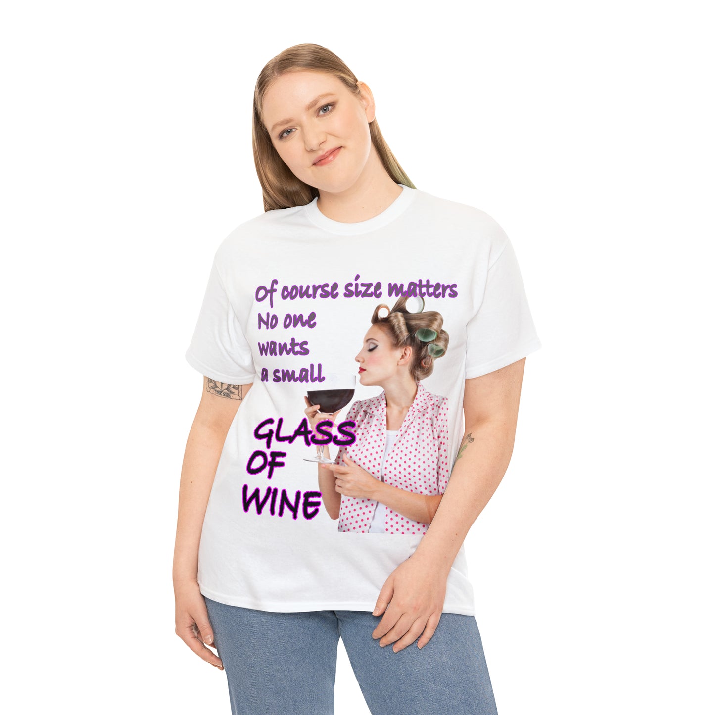 OF COURSE SIZE MATTERS  - Funny Unisex Heavy Cotton Tee - AUS