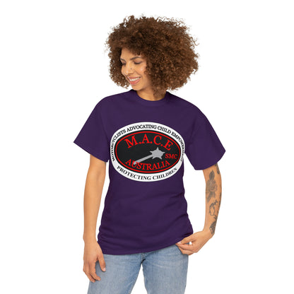 M.A.C.E. Plain Emblem - Unisex Heavy Cotton Tee