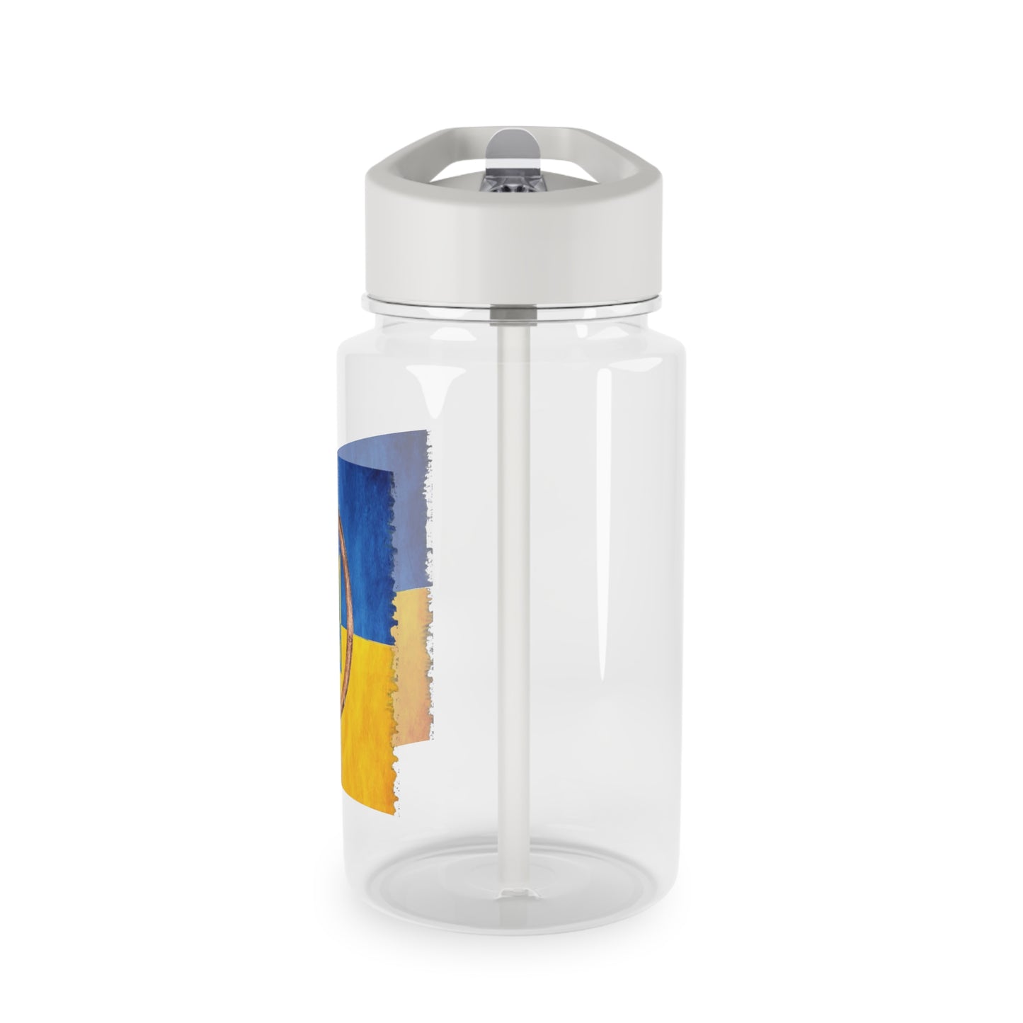 "UKRAINIAN TRIDENT FLAG" BIODEGRADABLE - Tritan Water Bottle