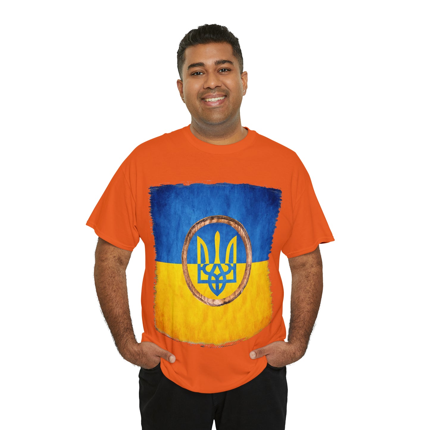 UKRAINIAN TRIDENT - Unisex Heavy Cotton Tee