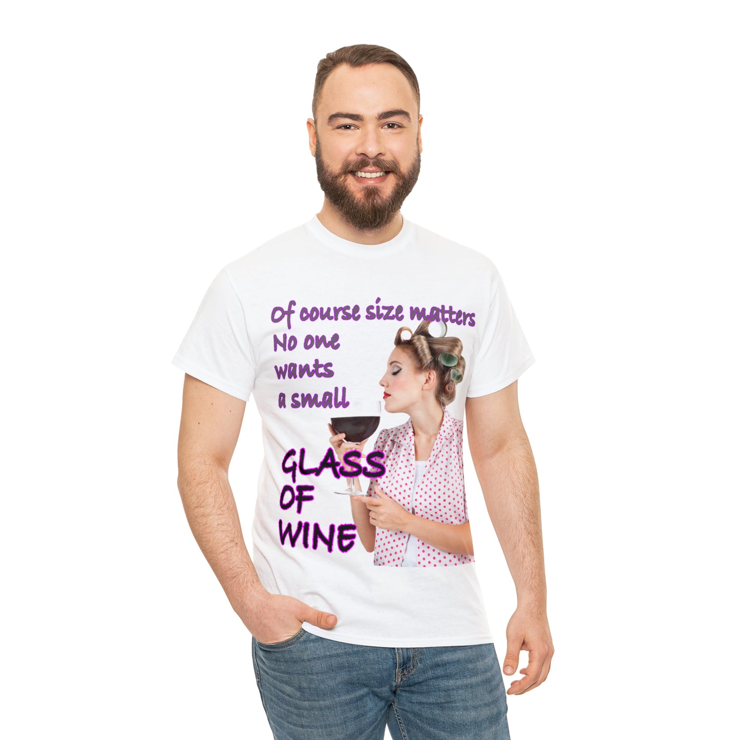 OF COURSE SIZE MATTERS  - Funny Unisex Heavy Cotton Tee - AUS