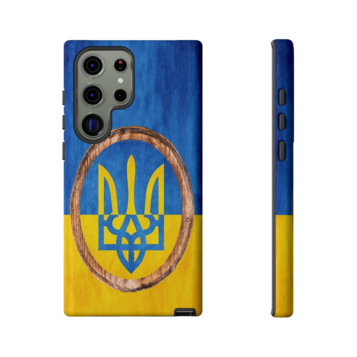 UKRAINE FLAG with TRIDENT - Tough Cases