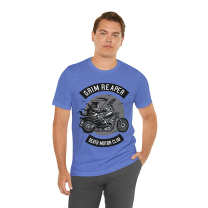 GRIM REAPER Death Motor Club - Unisex Jersey Short Sleeve Tee