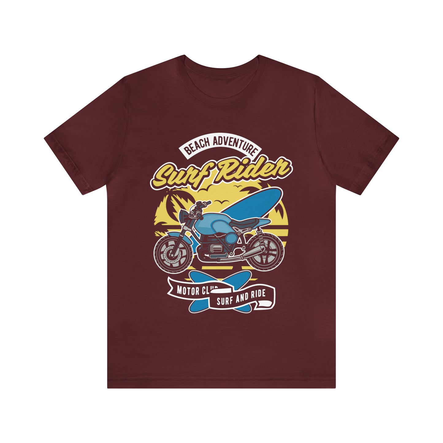 SURF RIDER - Printed in the USA - Unisex Jersey Short Sleeve Tee