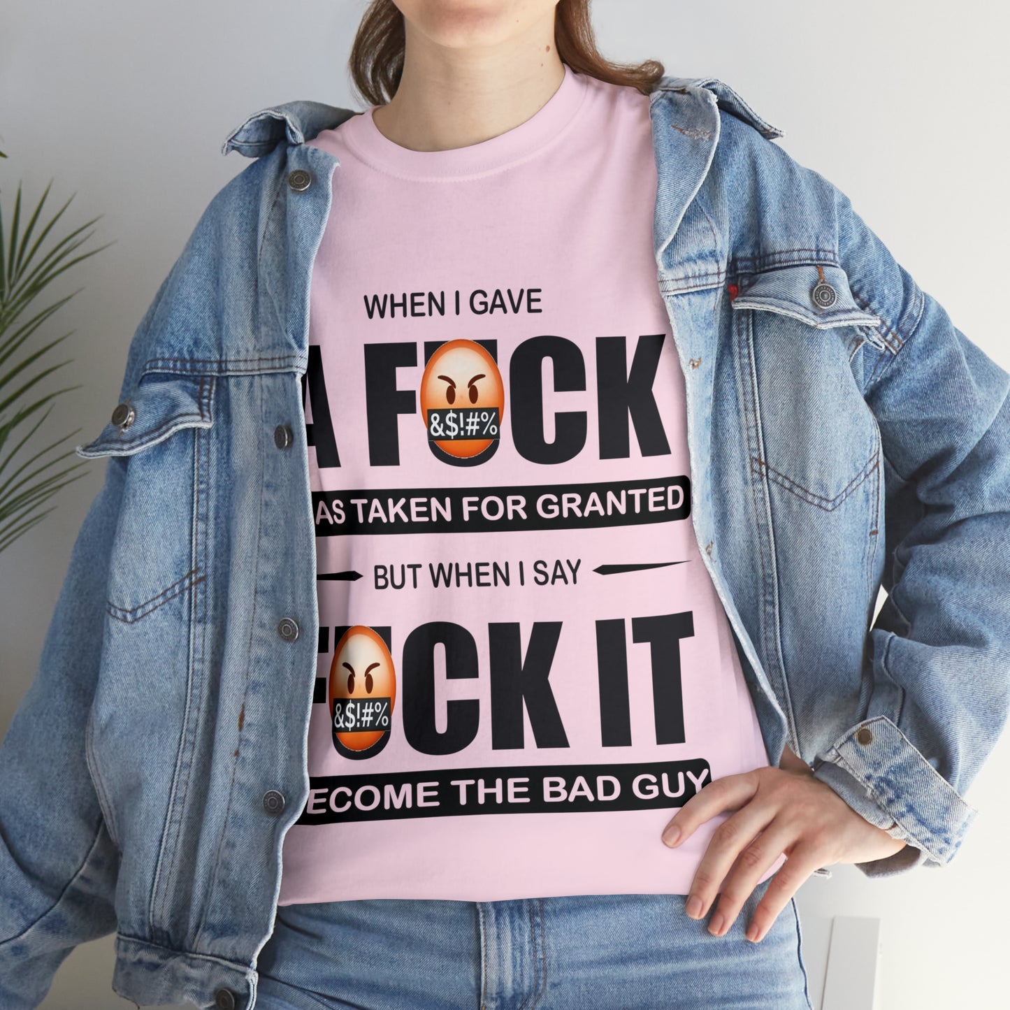 WHEN I GAVE A F***  - Funny Unisex Heavy Cotton Tee - AUS