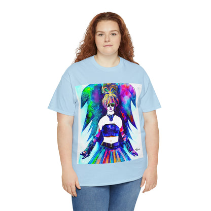 CYBER GIRL - Airt on a Shirt  - Unisex Heavy Cotton Tee - AUS