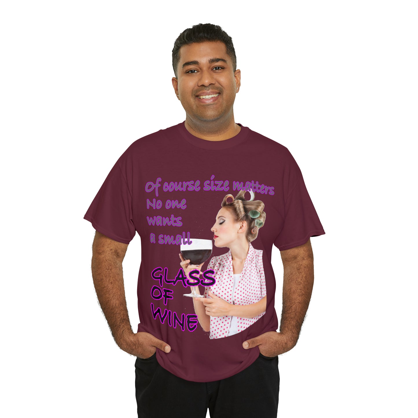 OF COURSE SIZE MATTERS  - Funny Unisex Heavy Cotton Tee - AUS