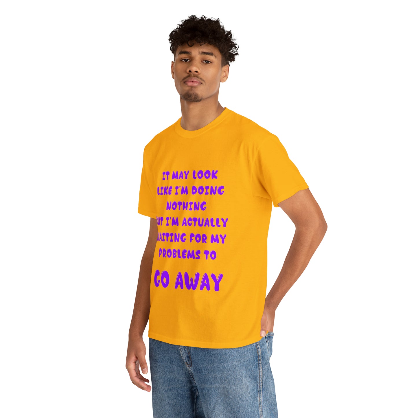 It May Look Like I'm Doing Nothing...  - Unisex Heavy Cotton Tee - AUS