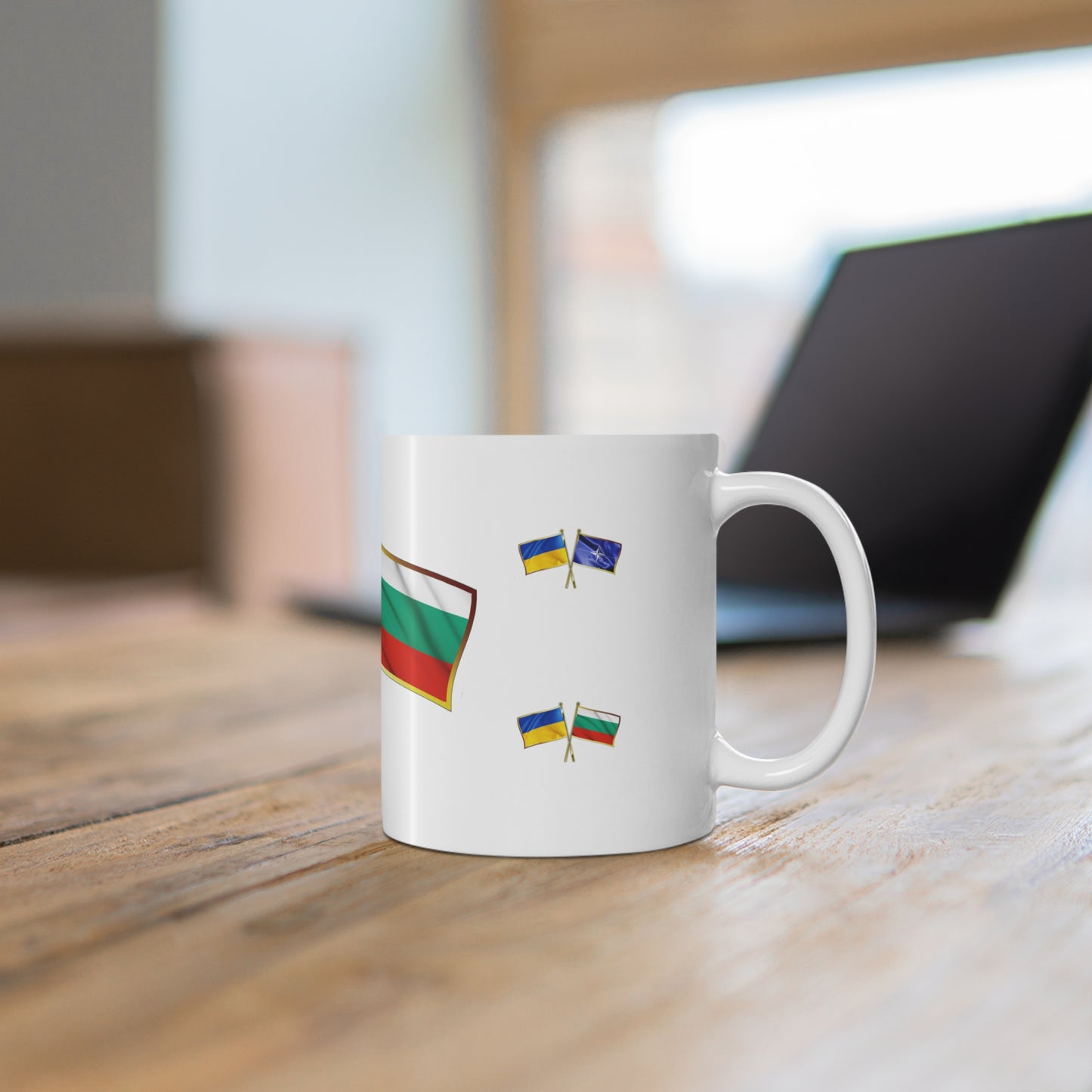 Ukrainian-Bulgarian NATO Supporter Mug