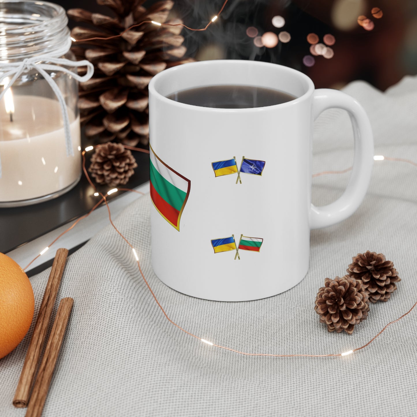 Ukrainian-Bulgarian NATO Supporter Mug